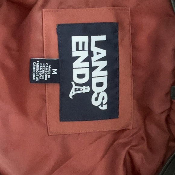 Lands' End Kids Puffer Jacket in Deep Red - Picture 4 of 5